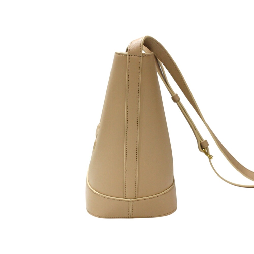 Celine Bucket Cuir Triomphe Beige Tan Calfskin Leather Shoulder Bag - Picture 3 of 7